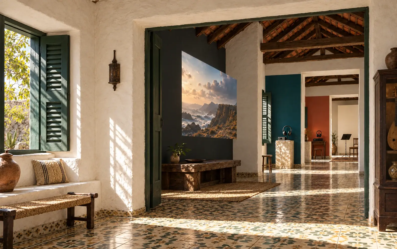 Concept interior of the Aruban House for Sound